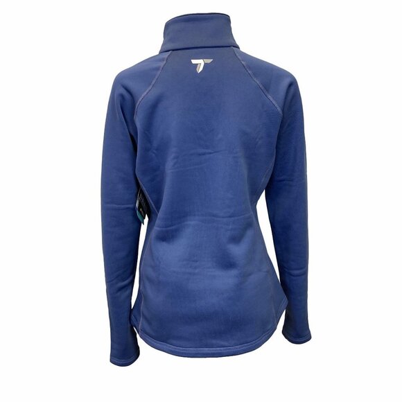 Columbia Women's Northern Ground Size X-Small Blue Half Zip Fleece Jacket NEW - Picture 4 of 13